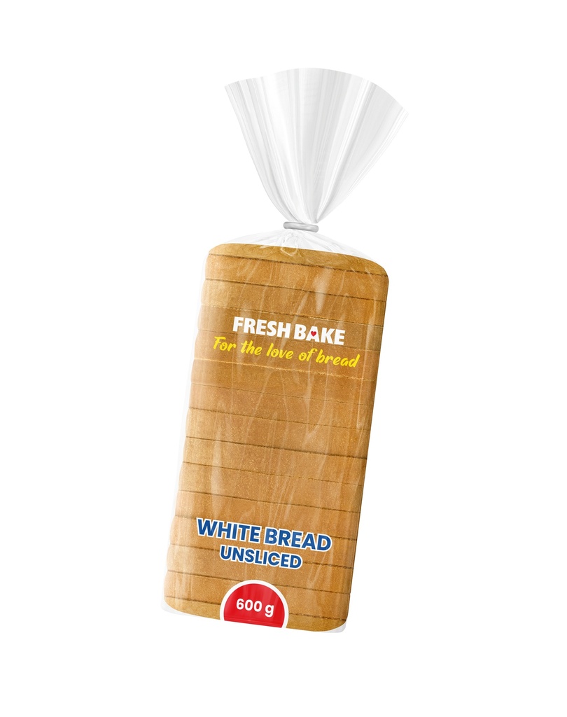 [02316] White Bread (600g, Clear, Unsliced)
