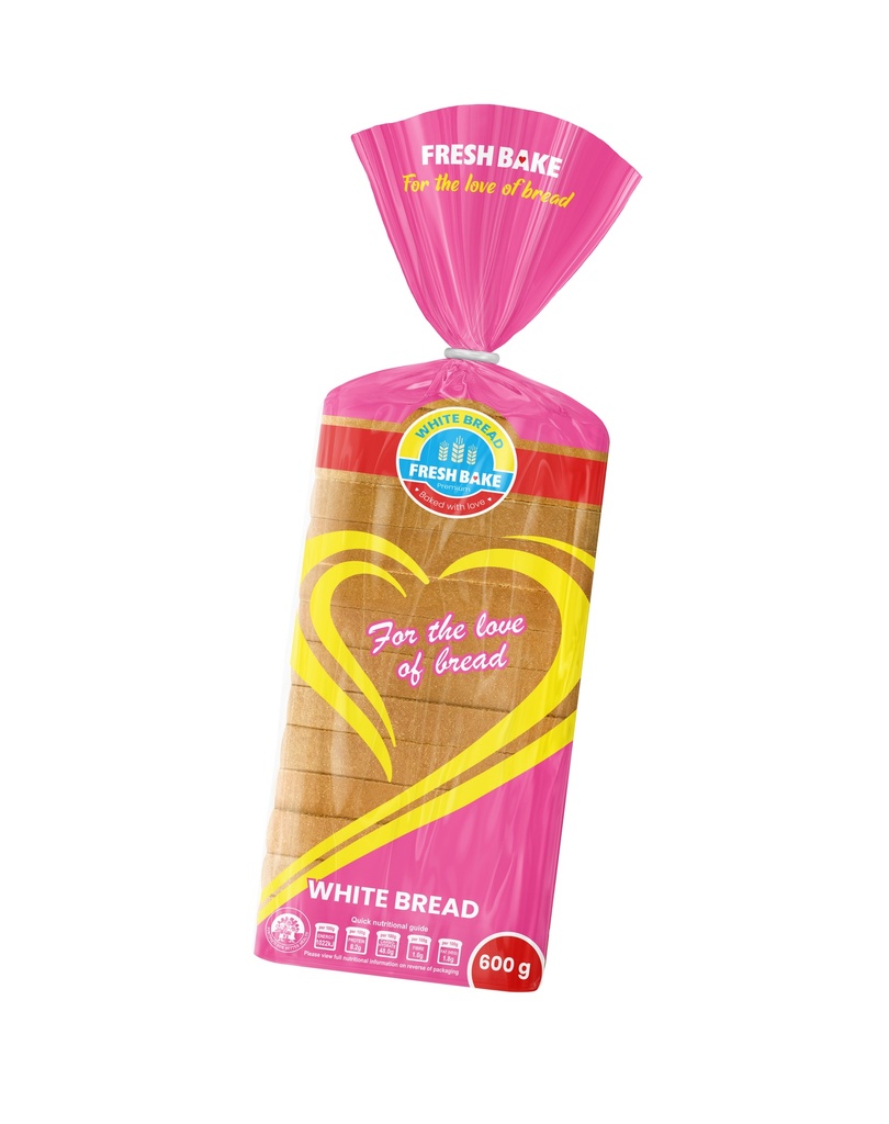 [01564] White Bread (600g, Pink 212c, Sliced)